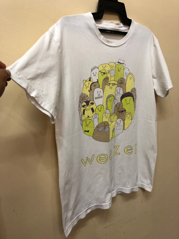 90年代ヴィンテージ ウィーザー Tシャツ、インディーロックバンドT