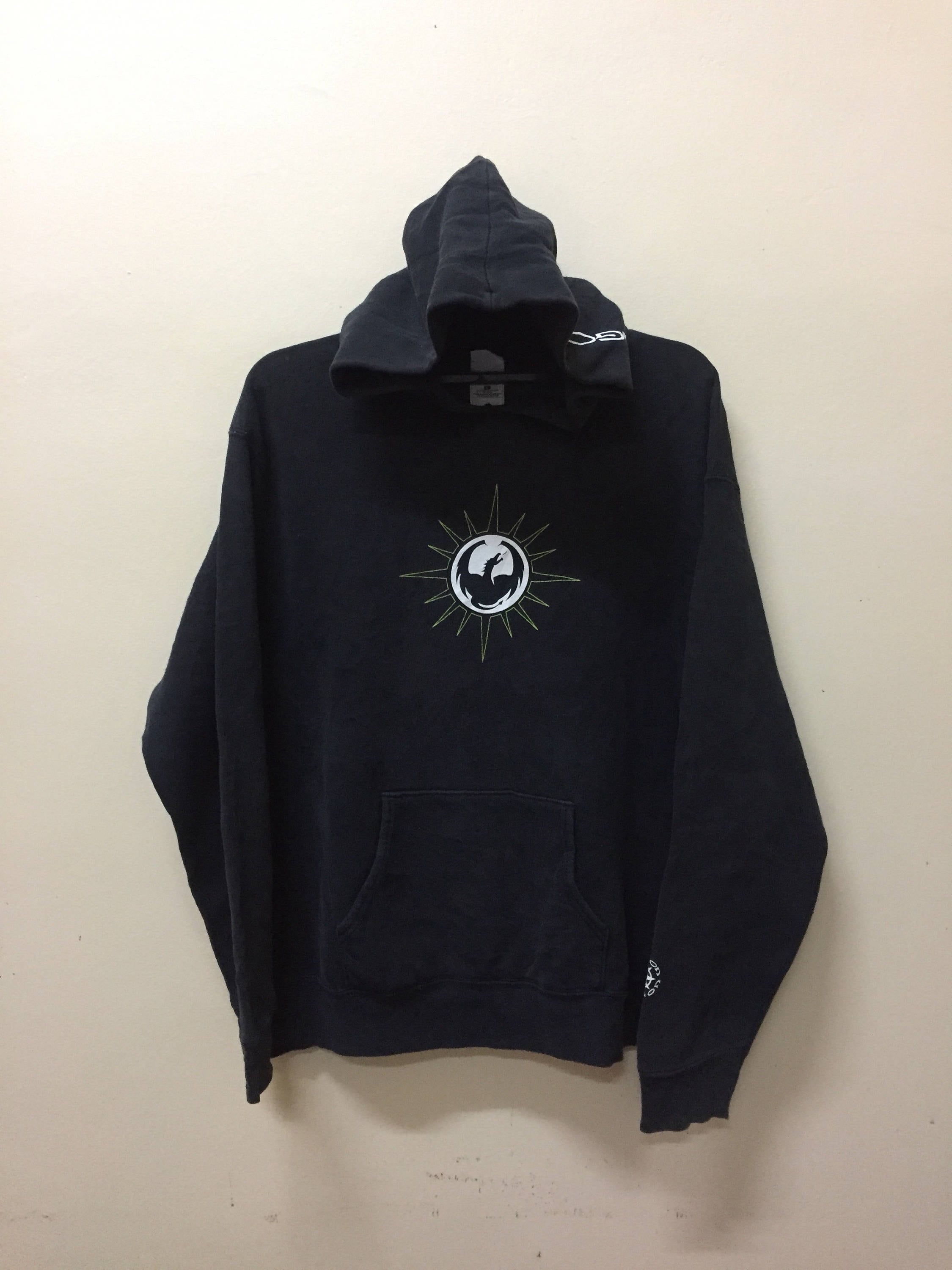 【Sobaq】WK Retro Chect Hoodie SHT Vintage Dragon Logo Hoodie Unisex Size Multicolor Zorlac