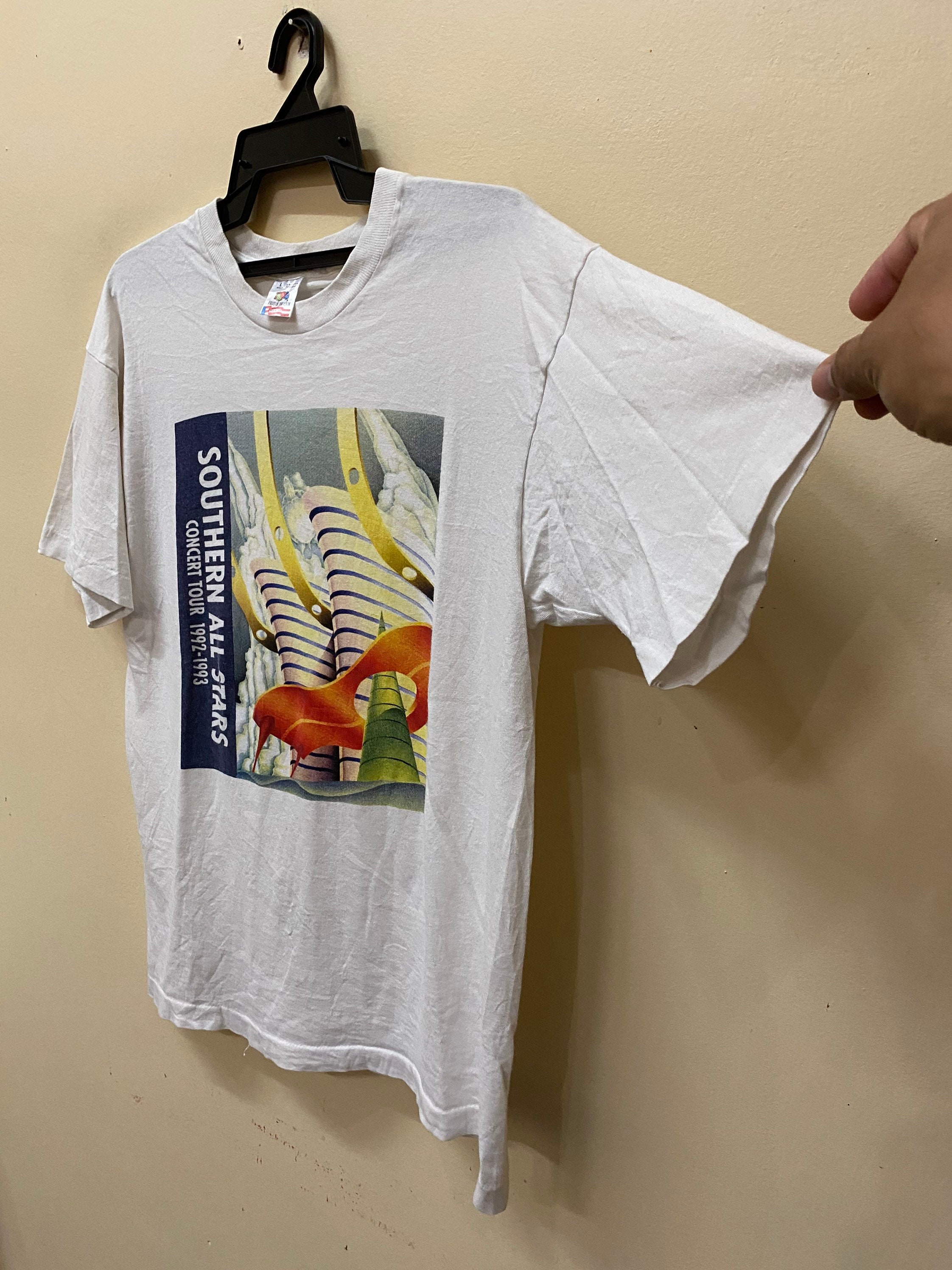 SOUTHERN ALL STARS Tシャツ 1992-1993 Vintage 90s Southern All Stars Concert Tour 1992-1993 T