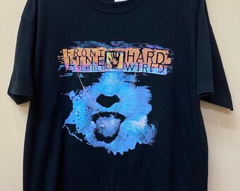 90年代ヴィンテージのフロントライン・アセンブリTシャツ、ハード