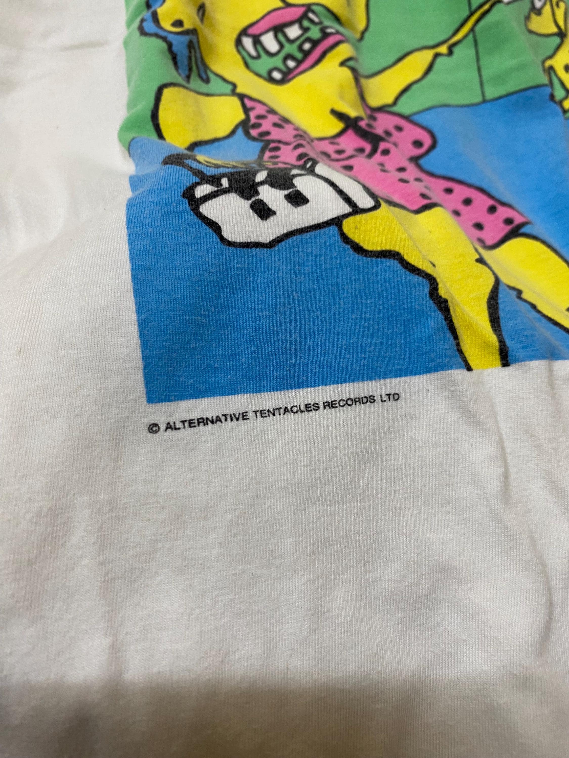 Vintage Alice Donut Alternative Tentacles Record Punk Band Tee