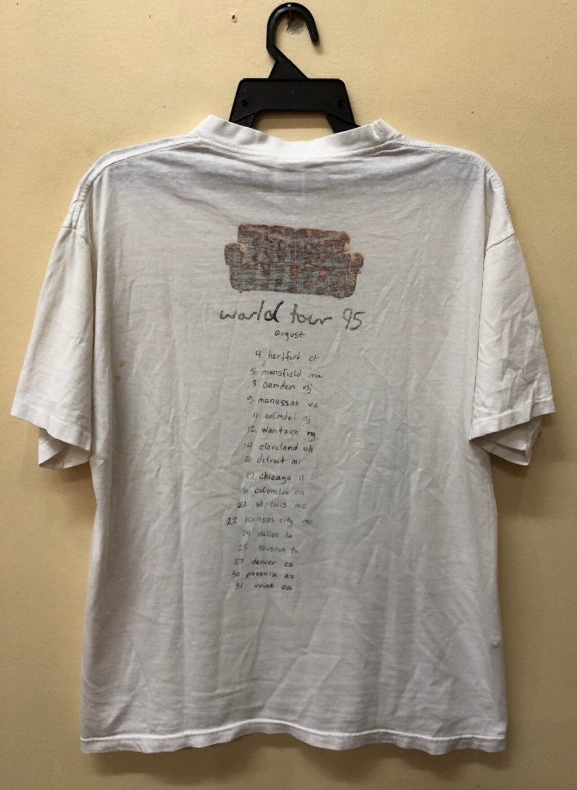 Vintage the Cranberries Zombie World Tour 1995 Bandtee Shirt - Etsy