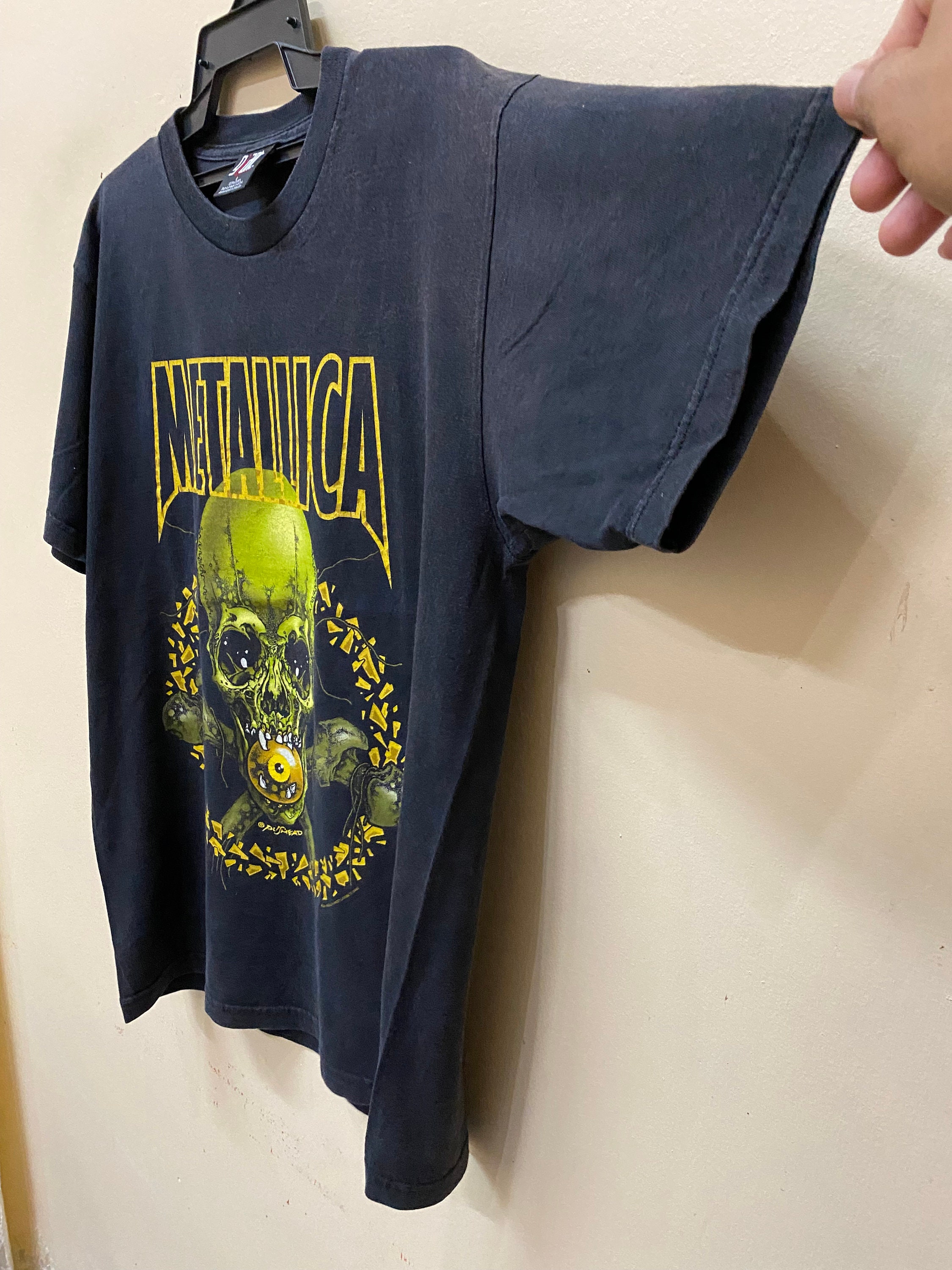 Vintage Metallica No Leaf Clover by Pushead Bandtee Shirt - Etsy