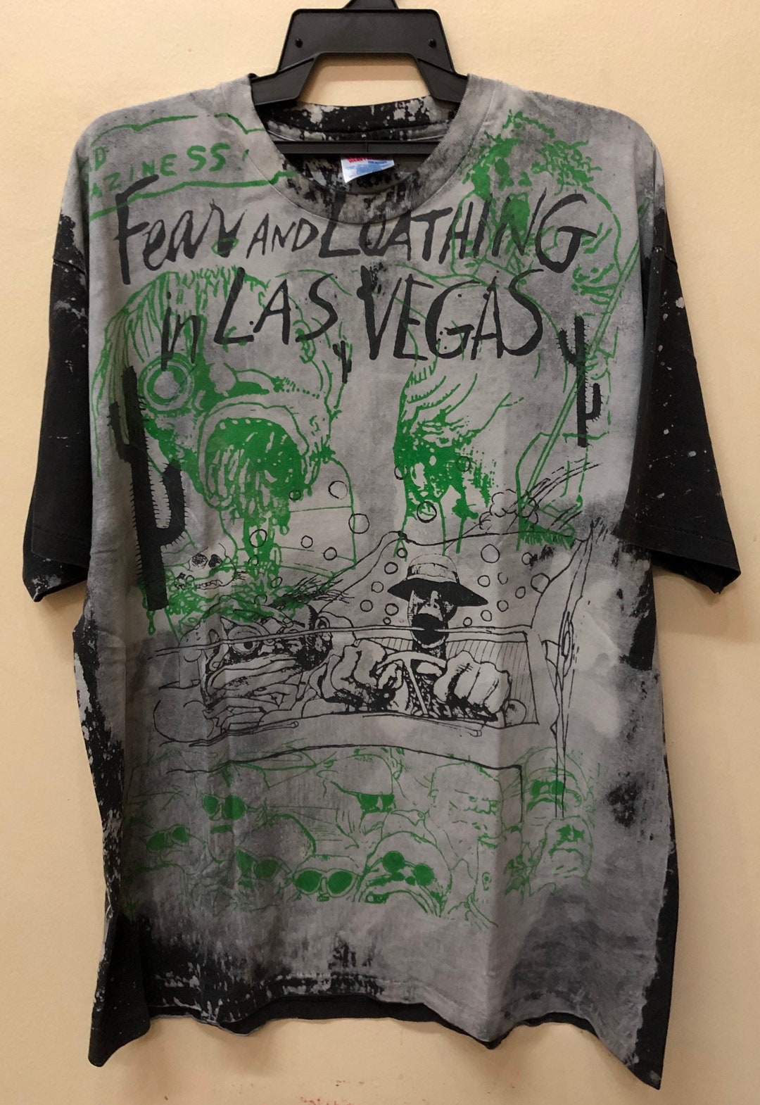 Vintage 90 Fear and Loathing in Las Vegas Mosquitohead T Shirt - Etsy