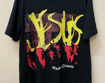Vintage The Jesus And Mary Chain Shirt 1990 Tour Band Tee