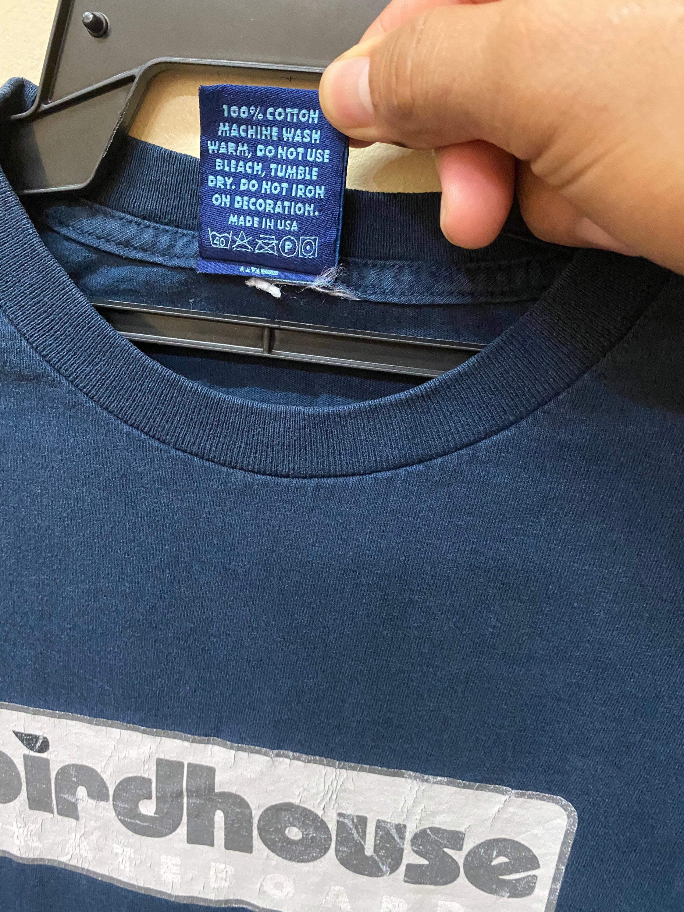 USA製 ビンテージ 90s スカル BIRDHOUSE スケーター Tシャツ Vintage Helmet Anime Birdhouse T-Shirt Tony Hawk