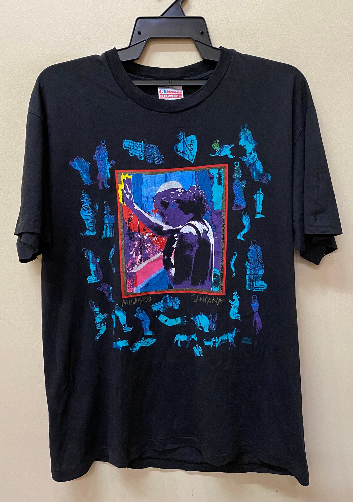 Vintage 90s Milagro Santana 1992 T Shirt - Etsy