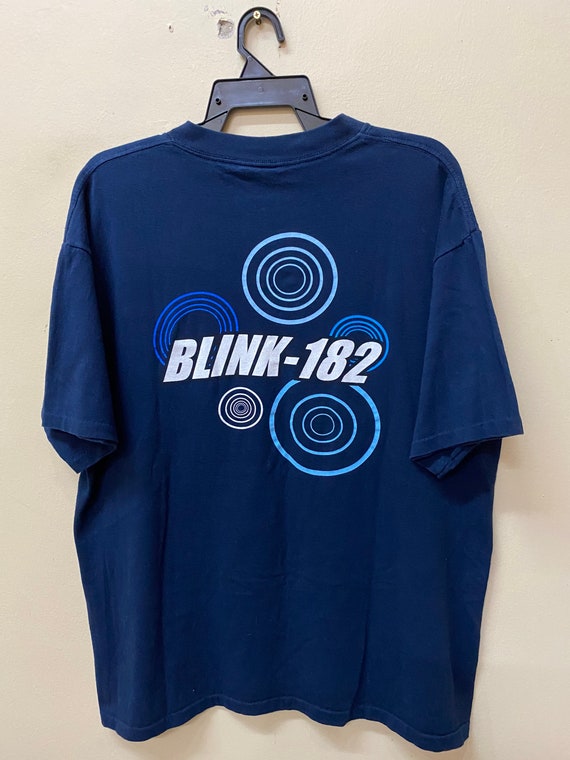 Blink182 Tシャツ　ネイビー　バンドTシャツ パンク Blink182 TシャツネイビーバンドTシャツ パンク