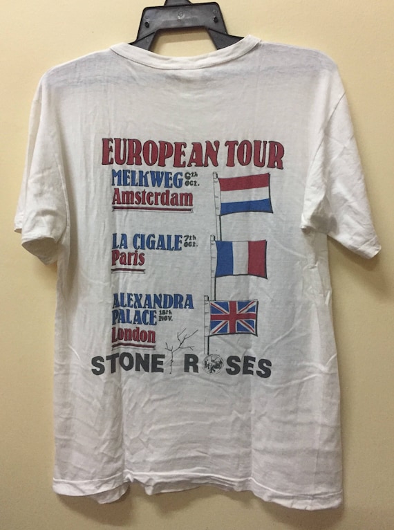 ヴィンテージ ザ・ストーン・ローゼズ Tシャツ、ヨーロッパツアー