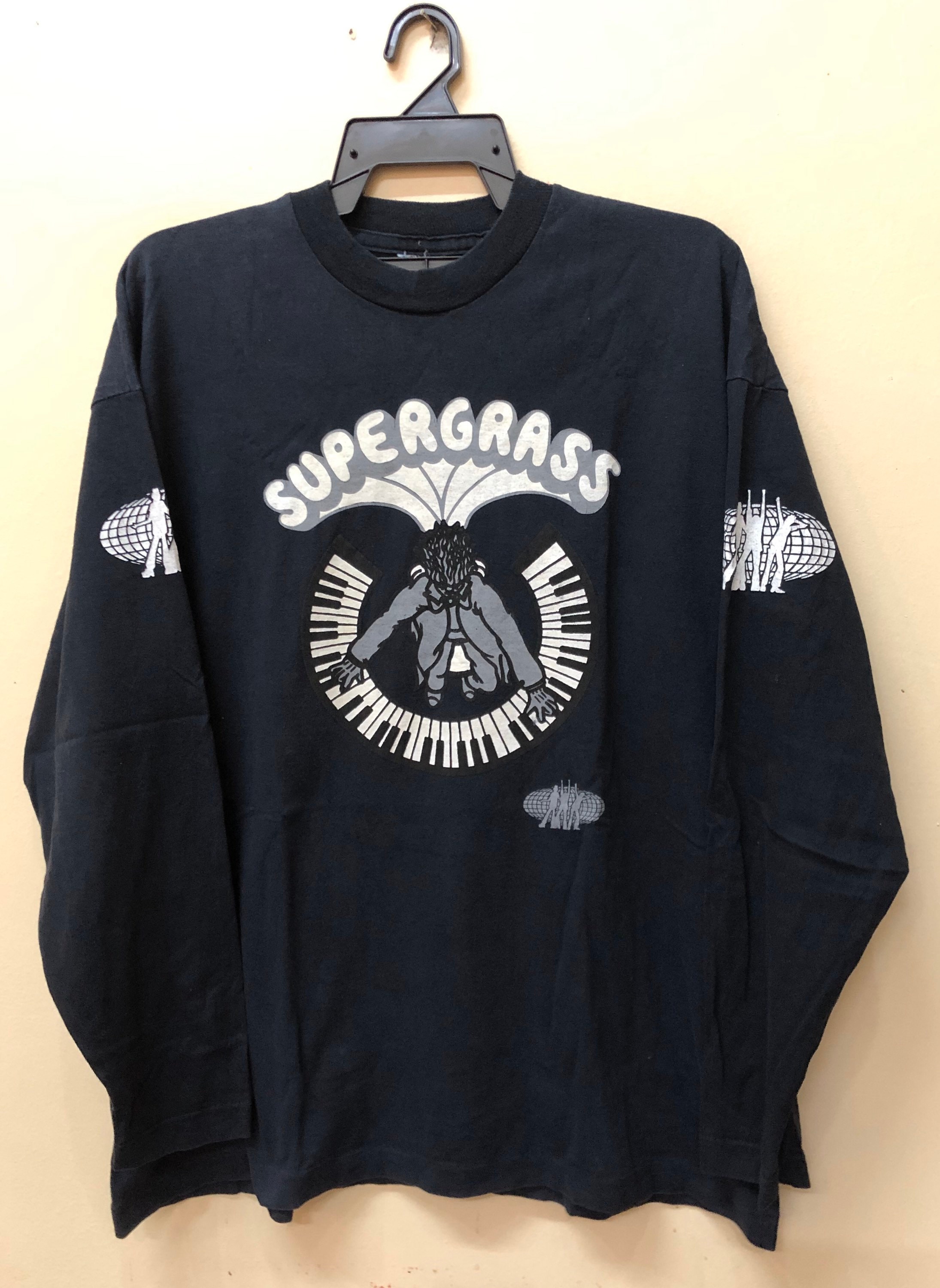 Vintage 90s Supergrass Band Tee, Long Sleeve XL - Etsy