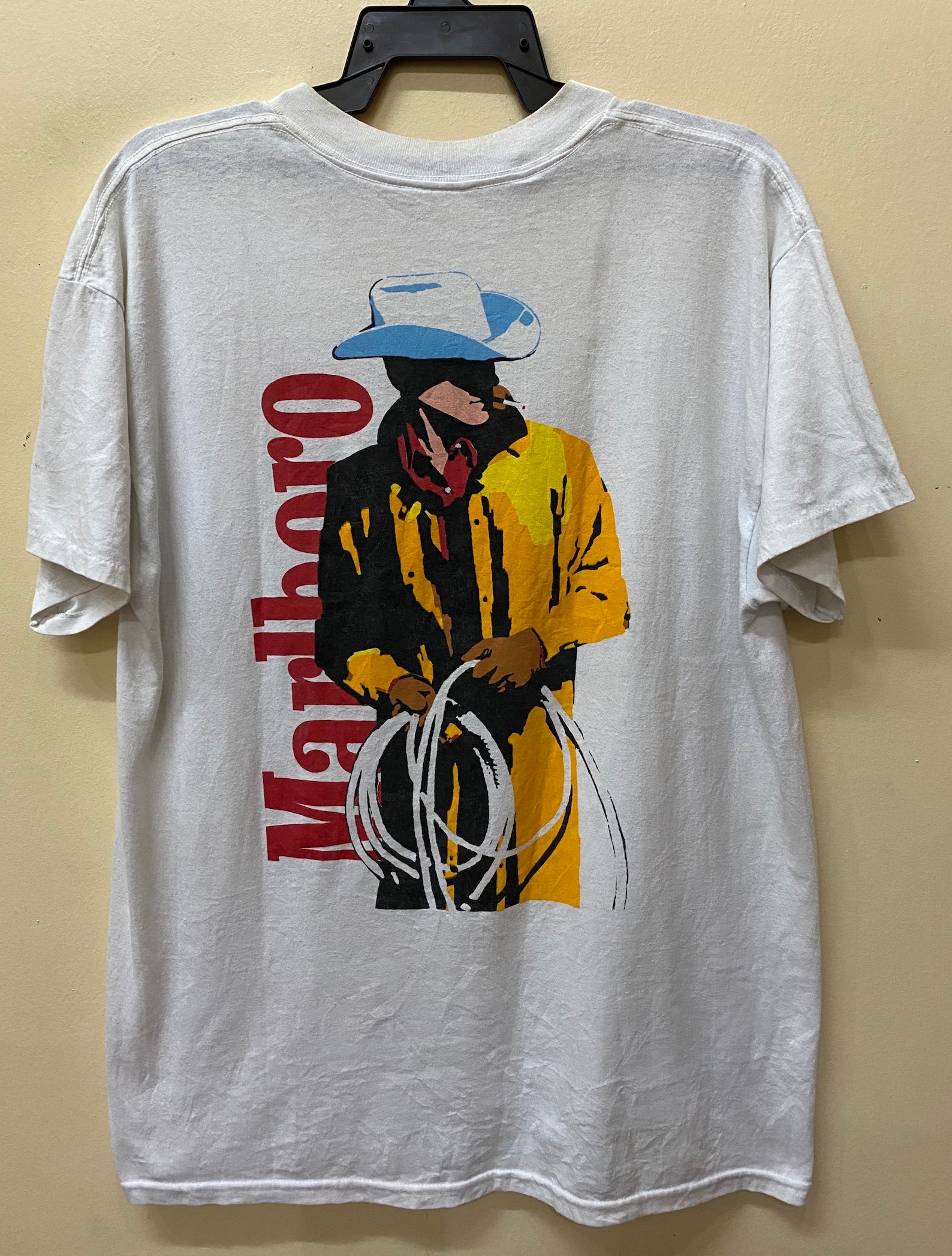 Vintage 90s Marlboro Cowboy Man Tee Shirt Etsy UK