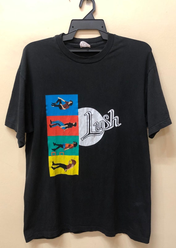 Vintage 90s Lush Split T-shirt Bjork Ride Oasis sl