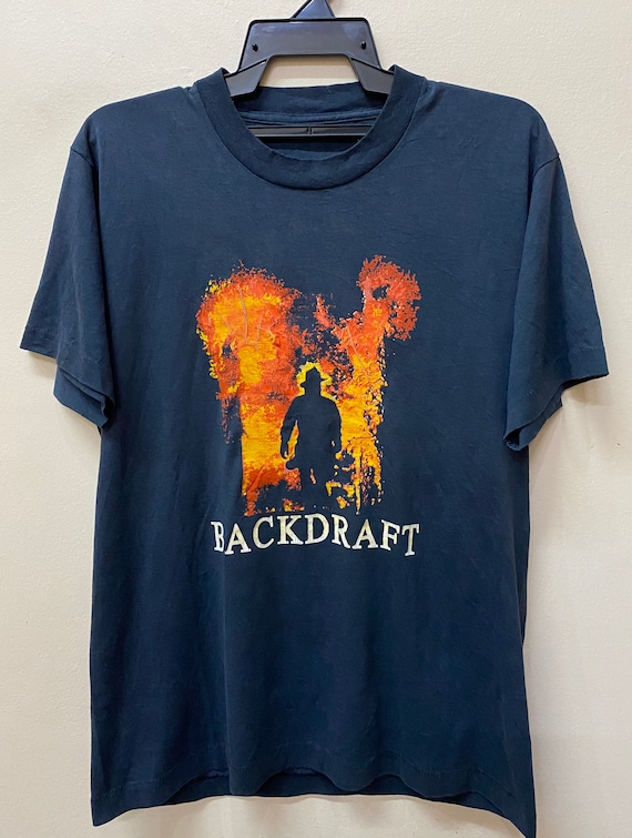 BACKDRAFT Tシャツ XLサイズ　90sヴィンテージTシャツ　ムービーT ヴィンテージ バックドラフト 映画 T シャツ - Etsy 日本