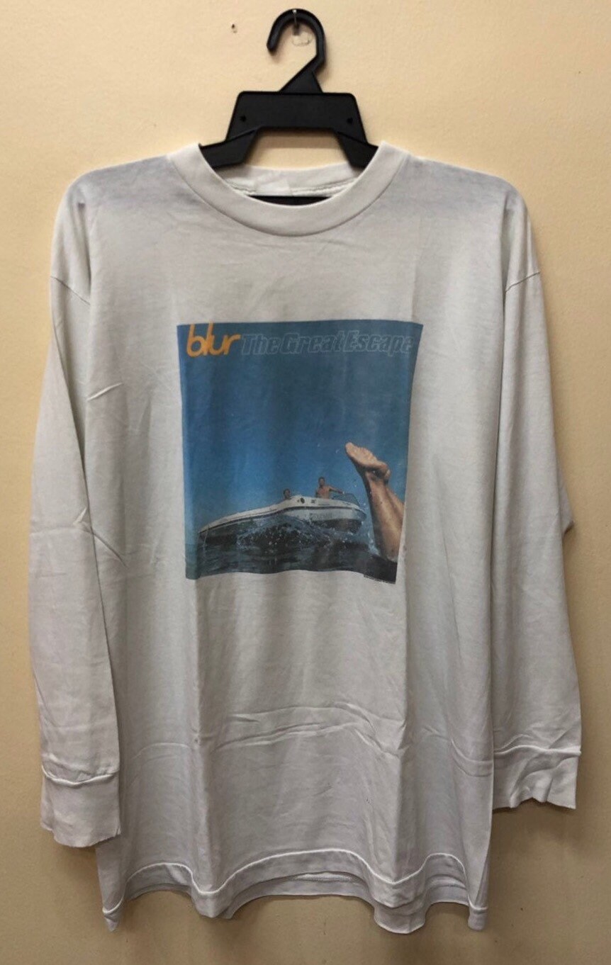 Vintage 90s Blur Shirt Oasis Slowdive 