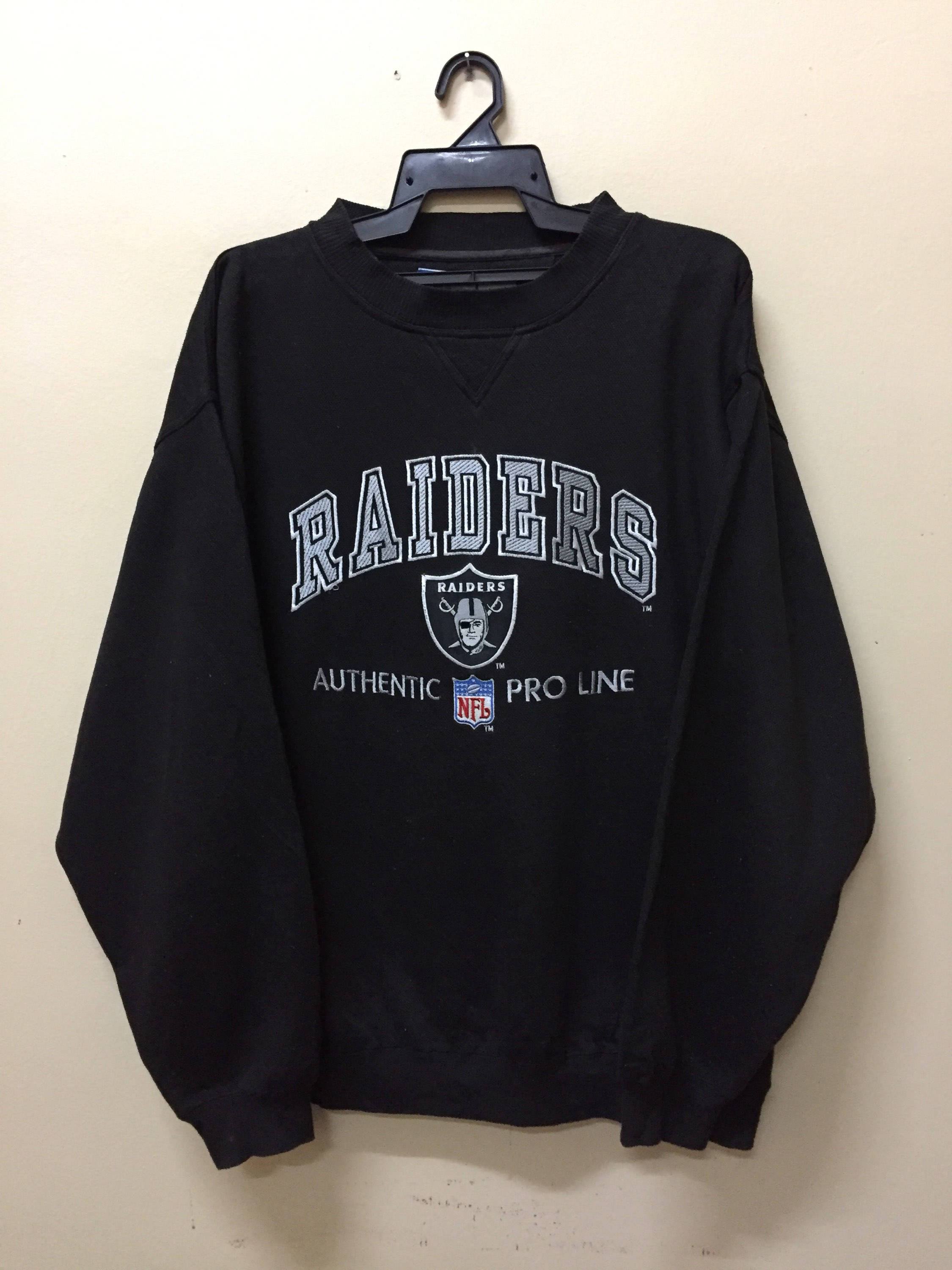 Vintage Raiders NFL Pro Line Embroidered Big Logo Sweatshirt Unisex Size Multicolor Adidas Kappa Nike Fila Etsy UK