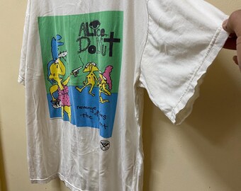 Vintage Alice Donut Alternative Tentacles Record Punk Band Tee