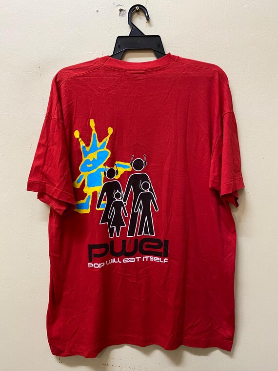 Vintage 90s PWEI Pop Will Eat Itself Uk Band Indie Britpop New