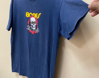 Vintage Powell Bones Skateboard T Shirt - Etsy