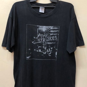 Vintage The Strokes Live in Canada T Shirt Bjork Ride Oasis slowdive the verve pulp suede elastica echobelly radiohead