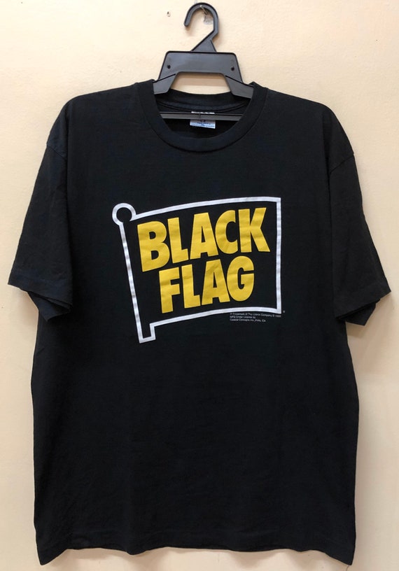 Vintage 90s Black Flag 1995 tshirt The Cramps misf