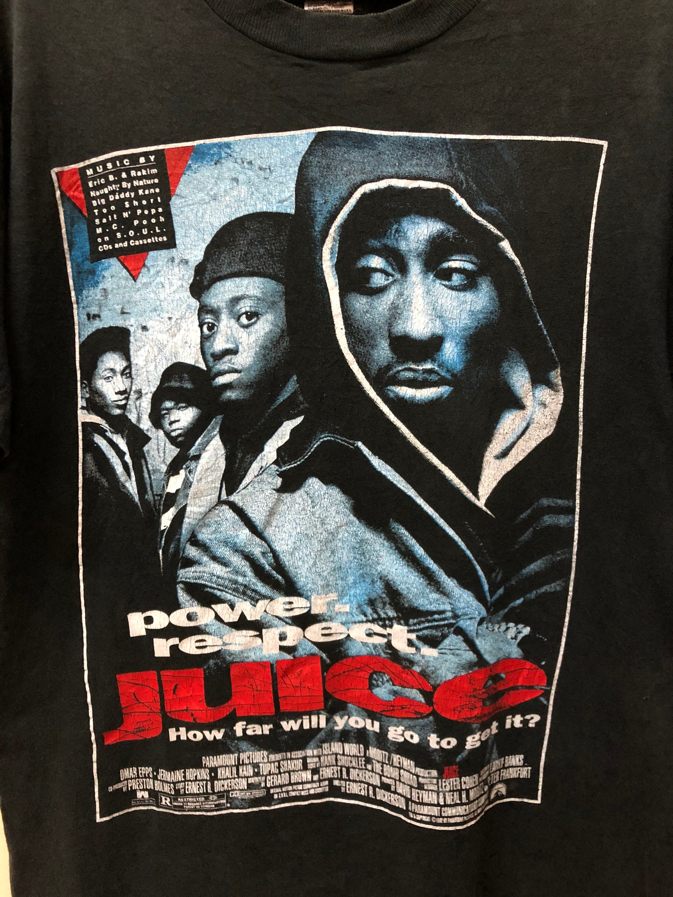 Vintage 90s Juice Tupac Shakur Movie T Shirt - Etsy Norway