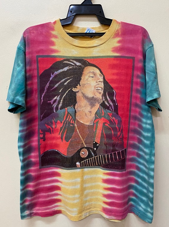Vintage 90s Bob Marley Exodus Tie Dye T Shirt All Over Print - Etsy