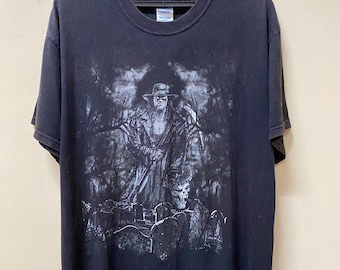 Vintage Y2K undertaker Wwe wwf wcw tee shirt