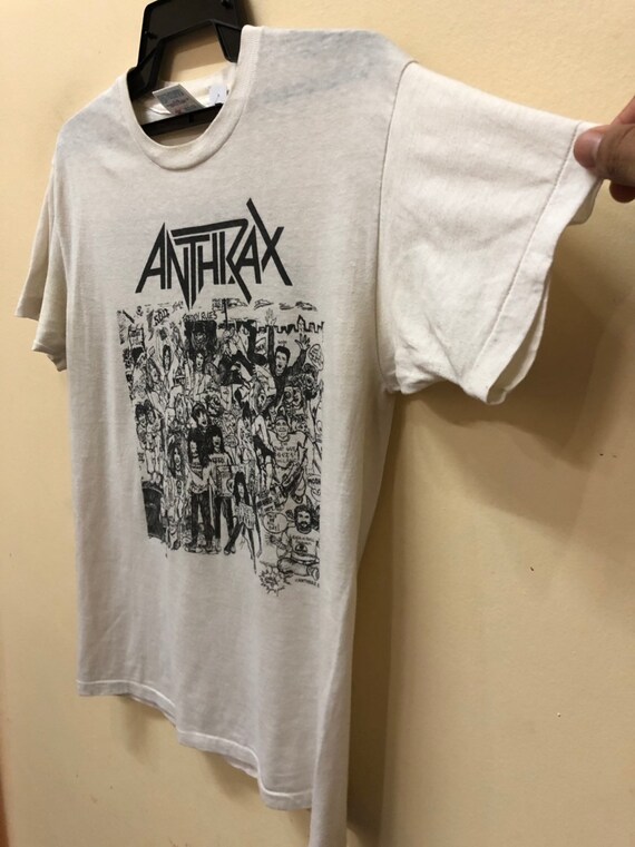 Vintage Anthrax No Frills 1988 Bandtee 