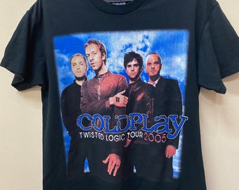 Vintage Coldplay Viva La Vida Tour 2008 Band Tshirt - Retro Music