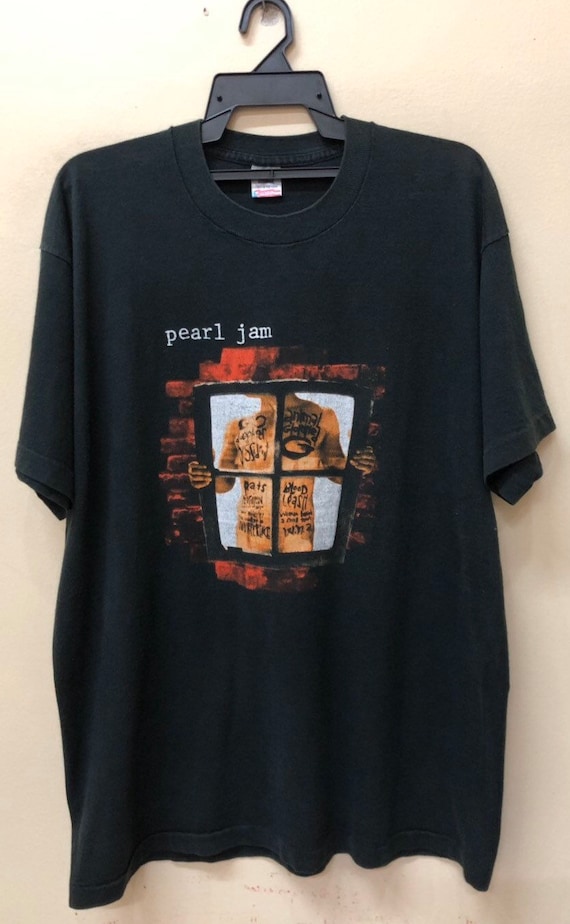 Vintage 90s Pearl Jam Window Pain Grunge Tshirt S… - image 1