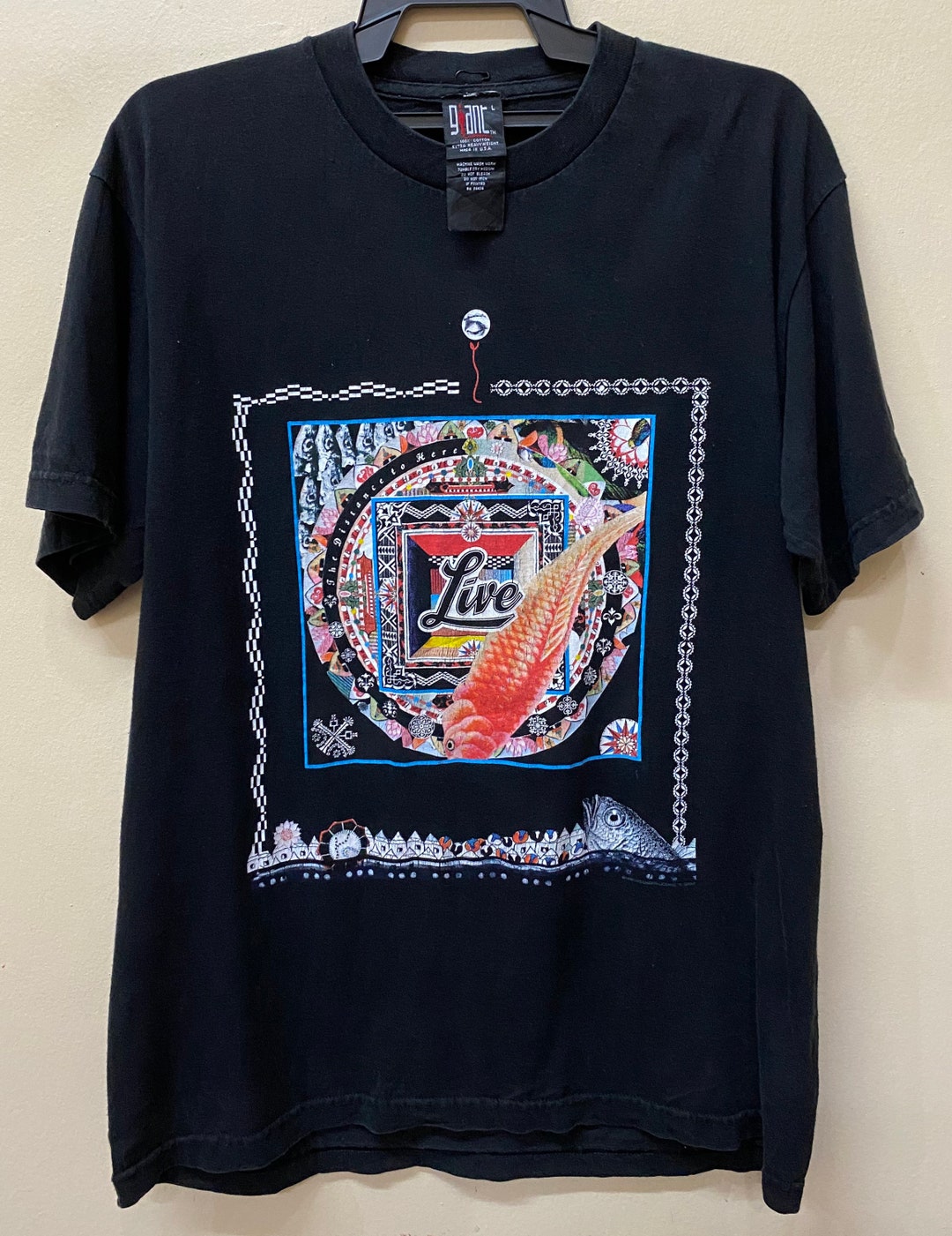 Vintage 90s Live World Tour T Shirt - Etsy