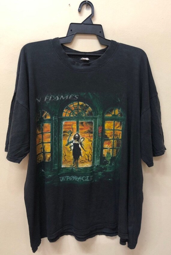 Vintage In Flames WhoRacle t shirt Bjork Ride Oasi