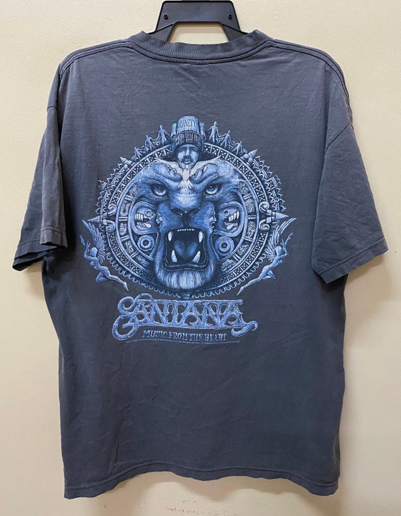 Vintage 90s Santana Music From the Heart Tour T Shirt - Etsy