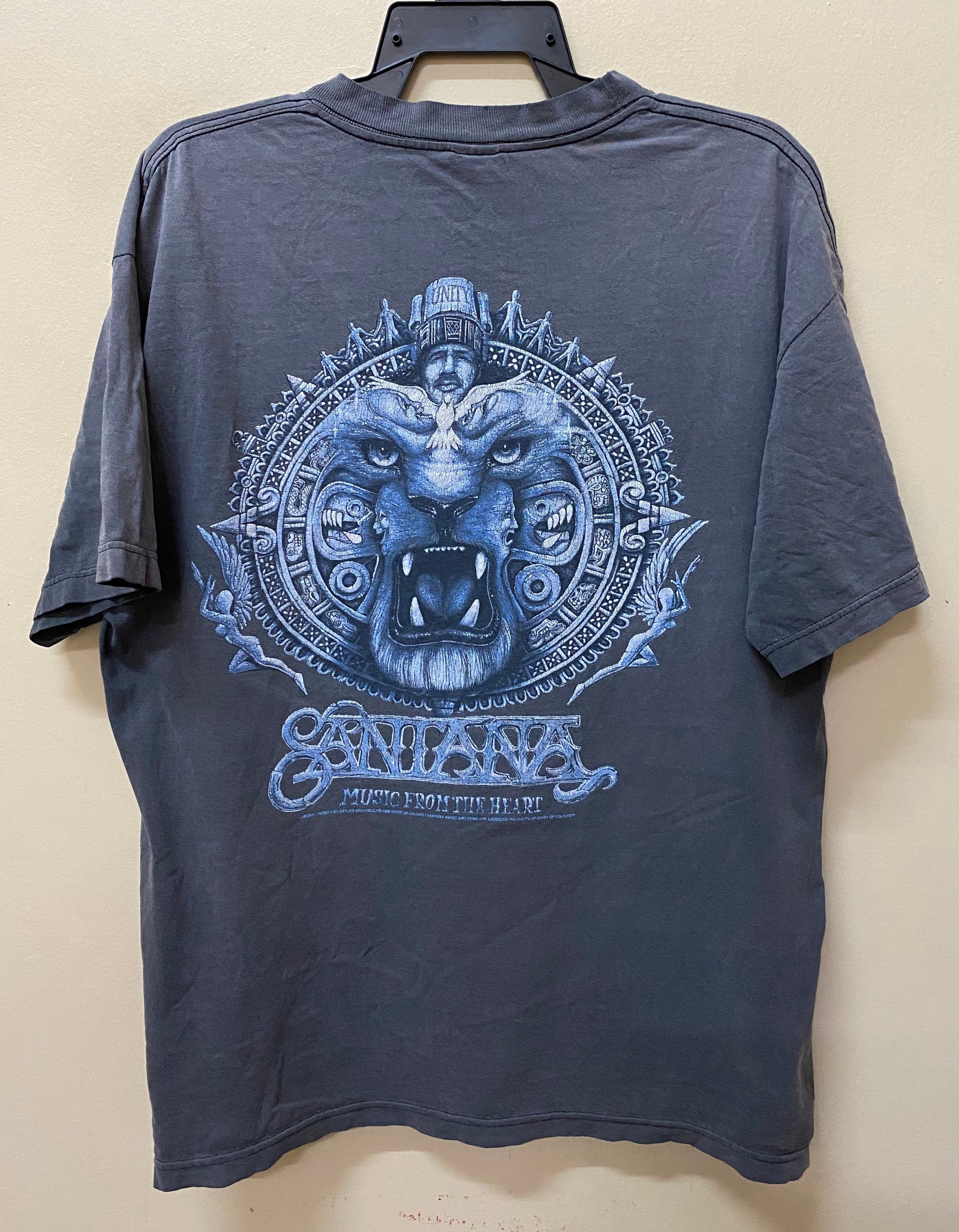 tシャツ ヴィンテージ　バンド　90s サンタナ 入手困難 90s ヴィンテージ バンドTシャツ SANTANA サンタナ XL