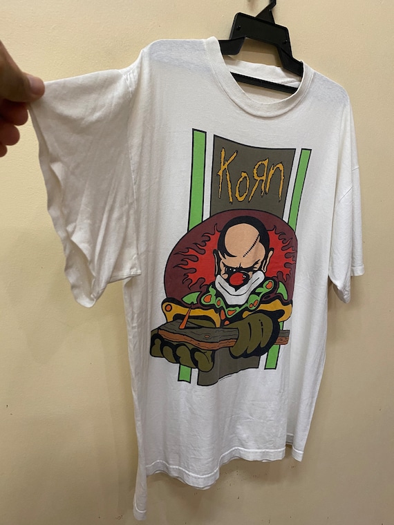 ア*ル様 90s Korn vintage tee アニメキャラクター RARE Vintage 90s Korn 1996 Band T Shirt - Etsy