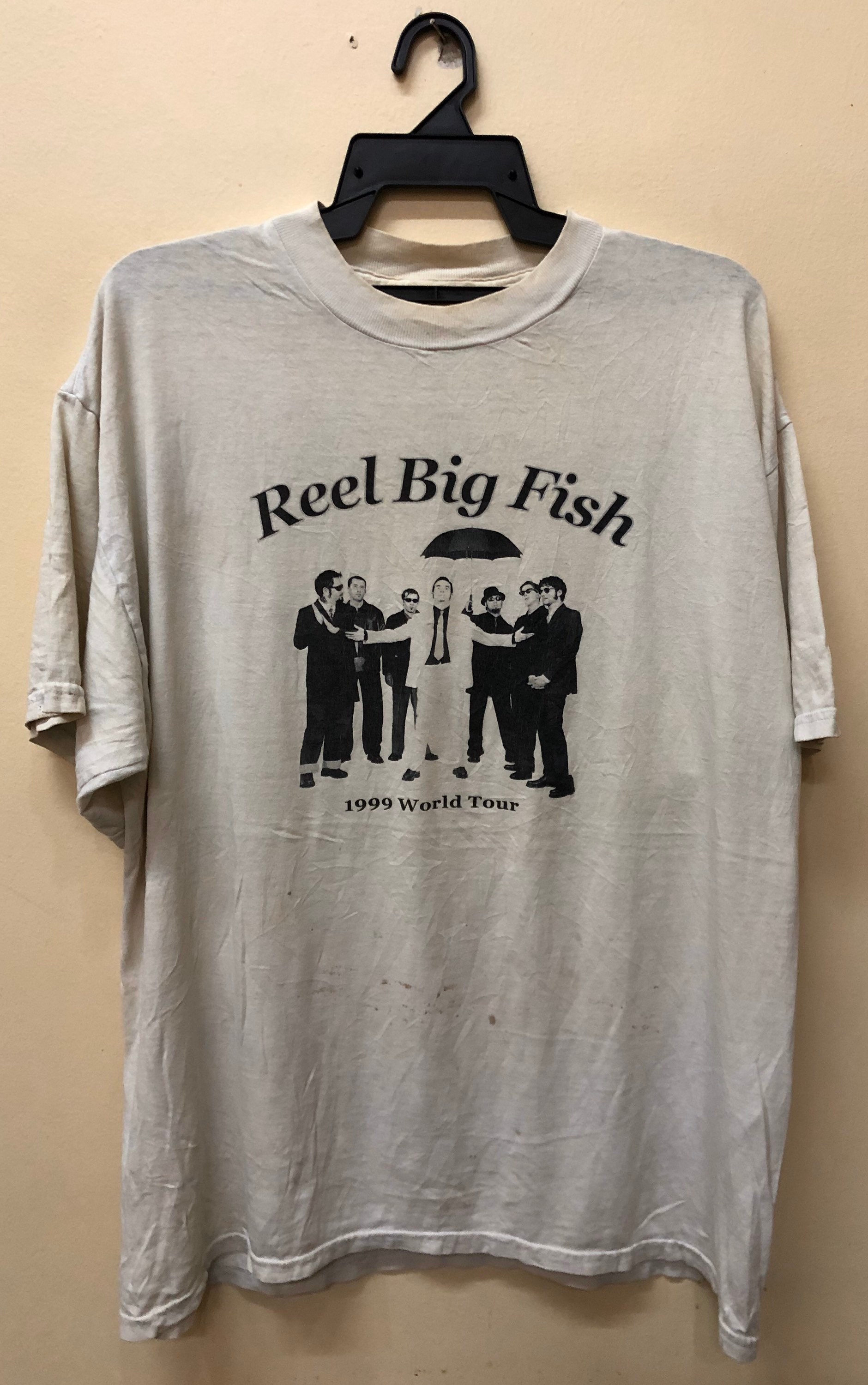 Vintage 90s Reel Big Fish World Tour 1999 Bandtee Tshirt - Etsy