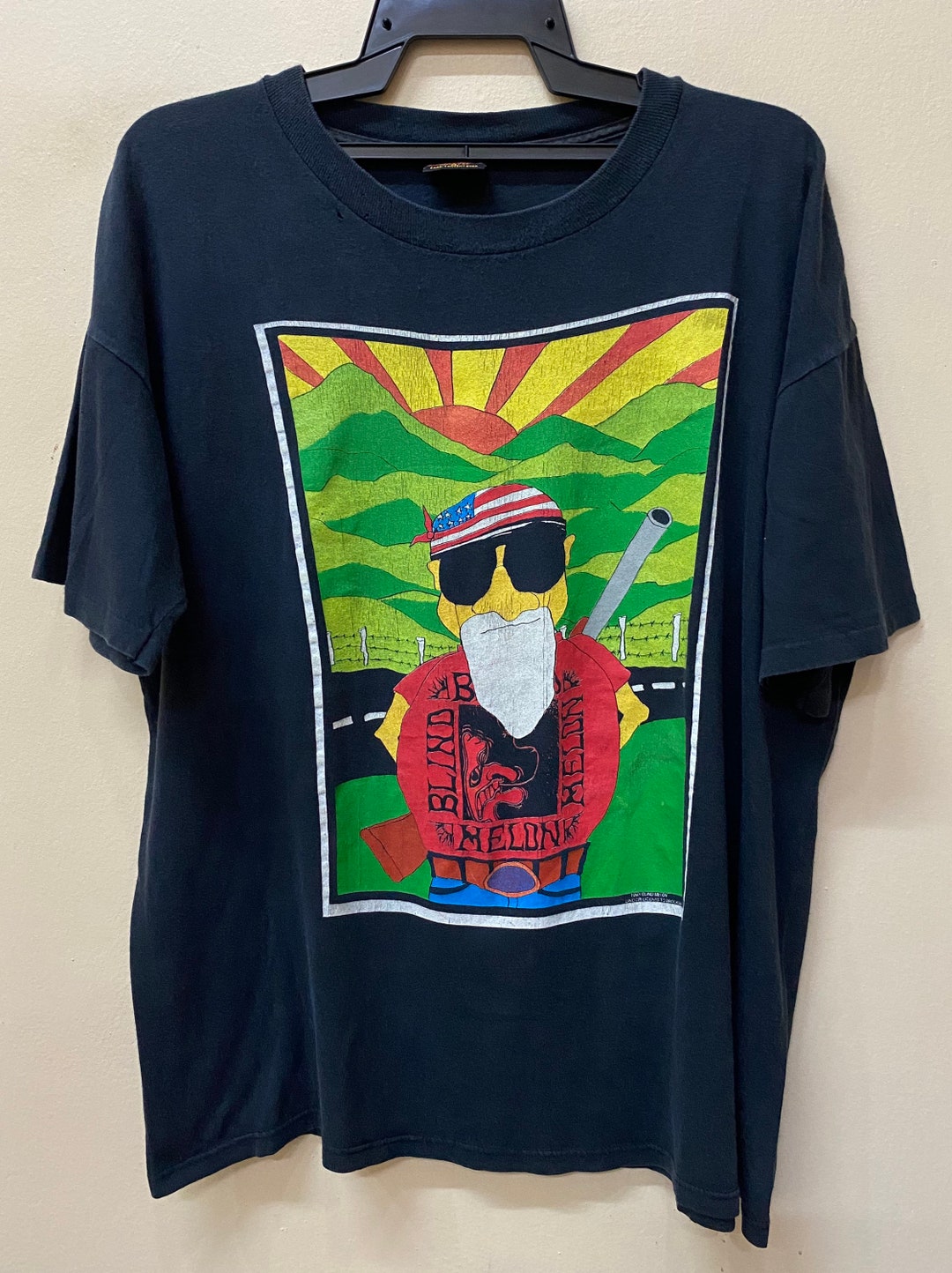 人気のクリスマスアイテムがいっぱい！ 1993 メロン ブラインド 年代 90 ヴィンテージ T 日本 Etsy - シャツ ミュージシャン