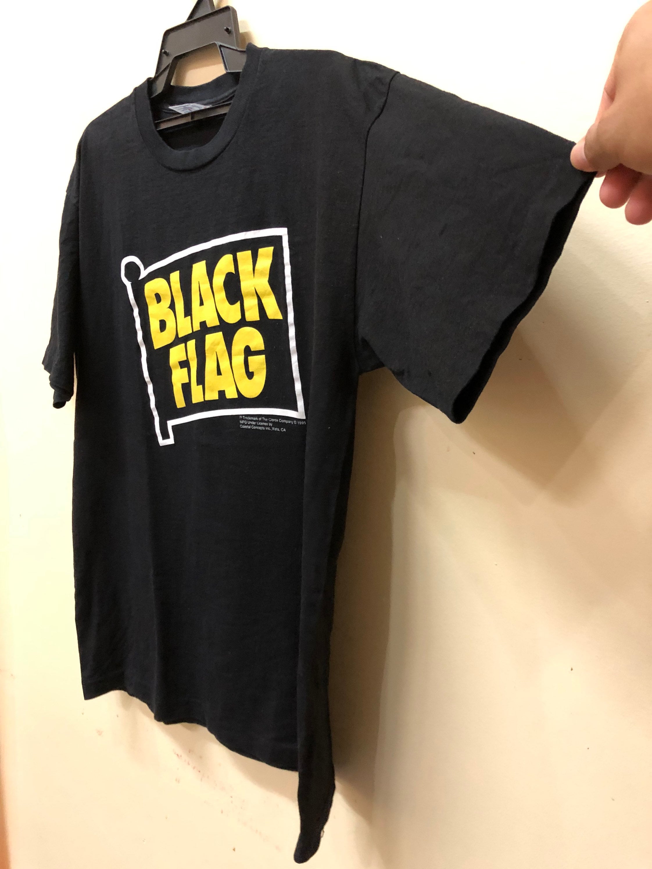 Vintage 90s Black Flag T-shirt, XL Made in USA - Etsy Denmark