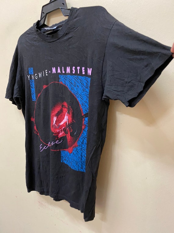Vintage 90s Yngwie Malmstein Eclipse Tour t shirt - image 4