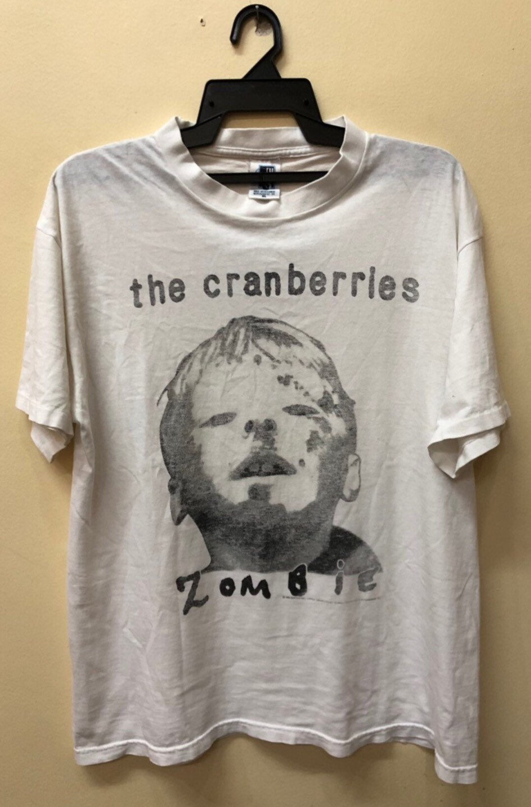 Vintage the Cranberries Zombie World Tour 1995 Bandtee Shirt 90s