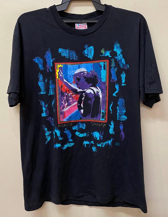 Vintage 90s Milagro Santana 1992 T Shirt - Etsy