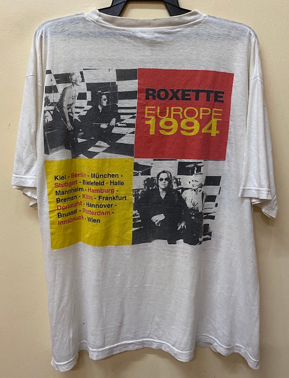 Vintage 90s Roxette Europe Tour 1994 T Shirt - Etsy