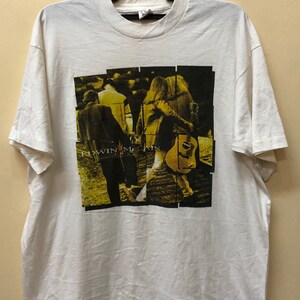 Camiseta vintage de los 90 con el álbum promocional de Edwin McCain, Sonic Youth, Soundgarden, Butthole Suffers, Cranberries, Pixies, Lush, Smashing Pumpkins.