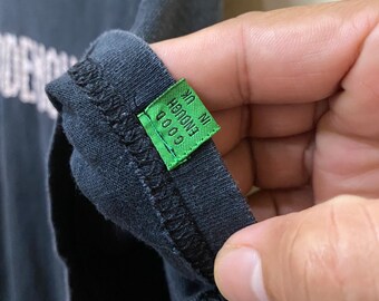 90s GOODENOUGH UK Tee 手刷り転写プリントTee GOODENOUGH UK