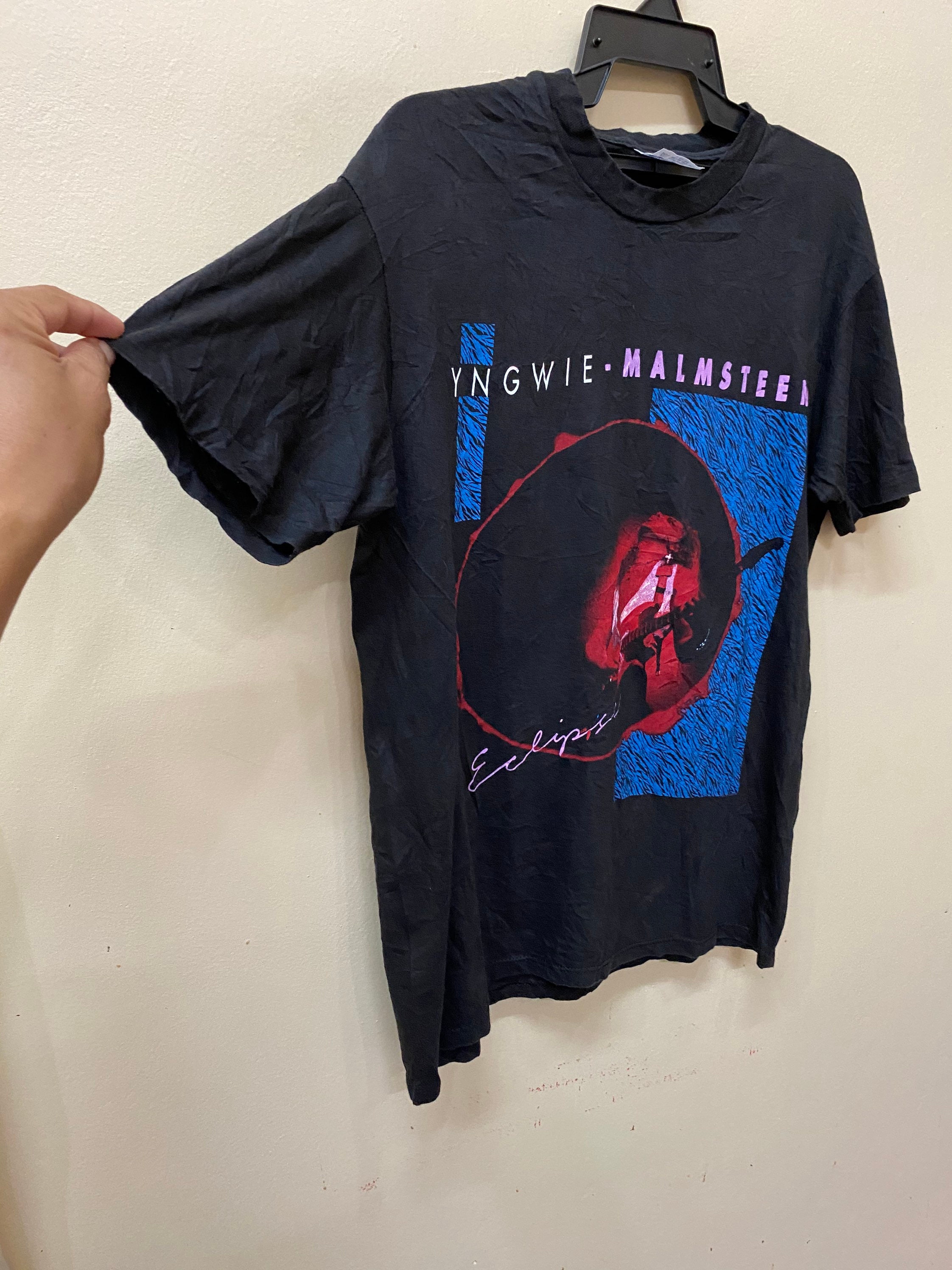Vintage 90s Yngwie Malmstein Eclipse Tour T Shirt - Etsy