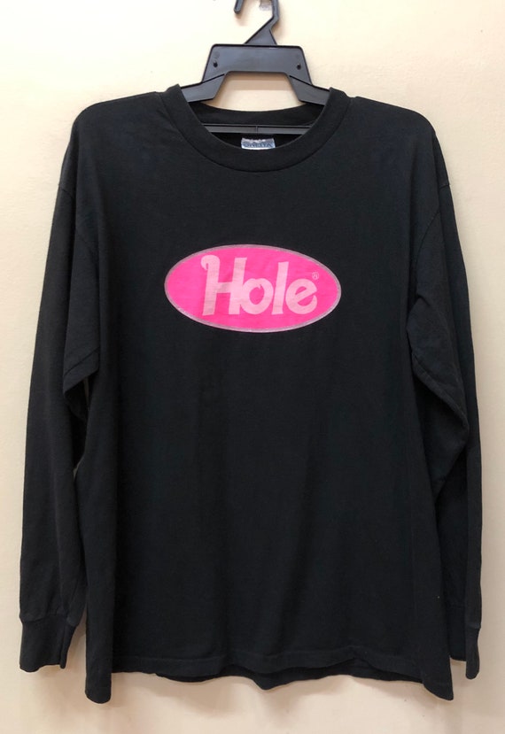 Vintage 90s Hole Longsleeve Bandtee T-Shirt Bjork