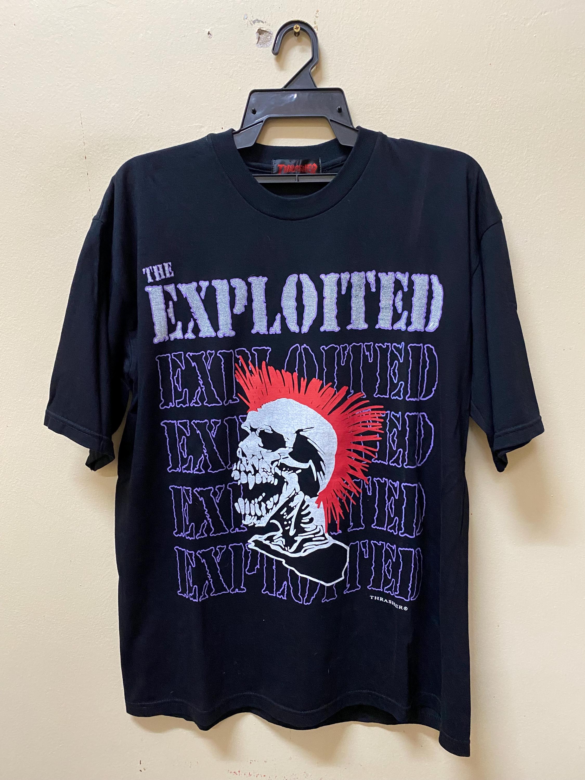 Vintage Exploited Collab Thrasher Tshirt - Etsy