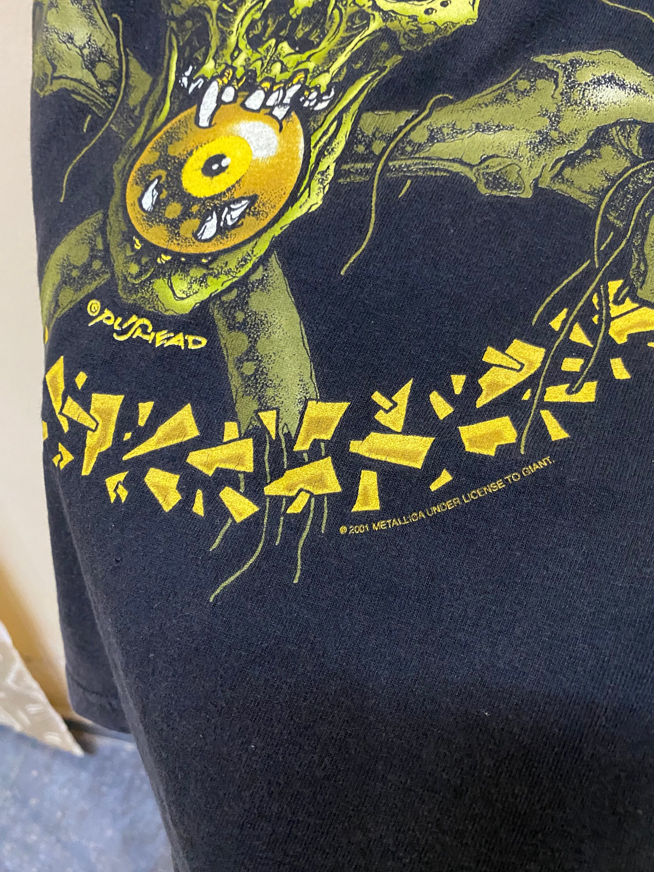 Vintage Metallica No Leaf Clover by Pushead Bandtee Shirt - Etsy