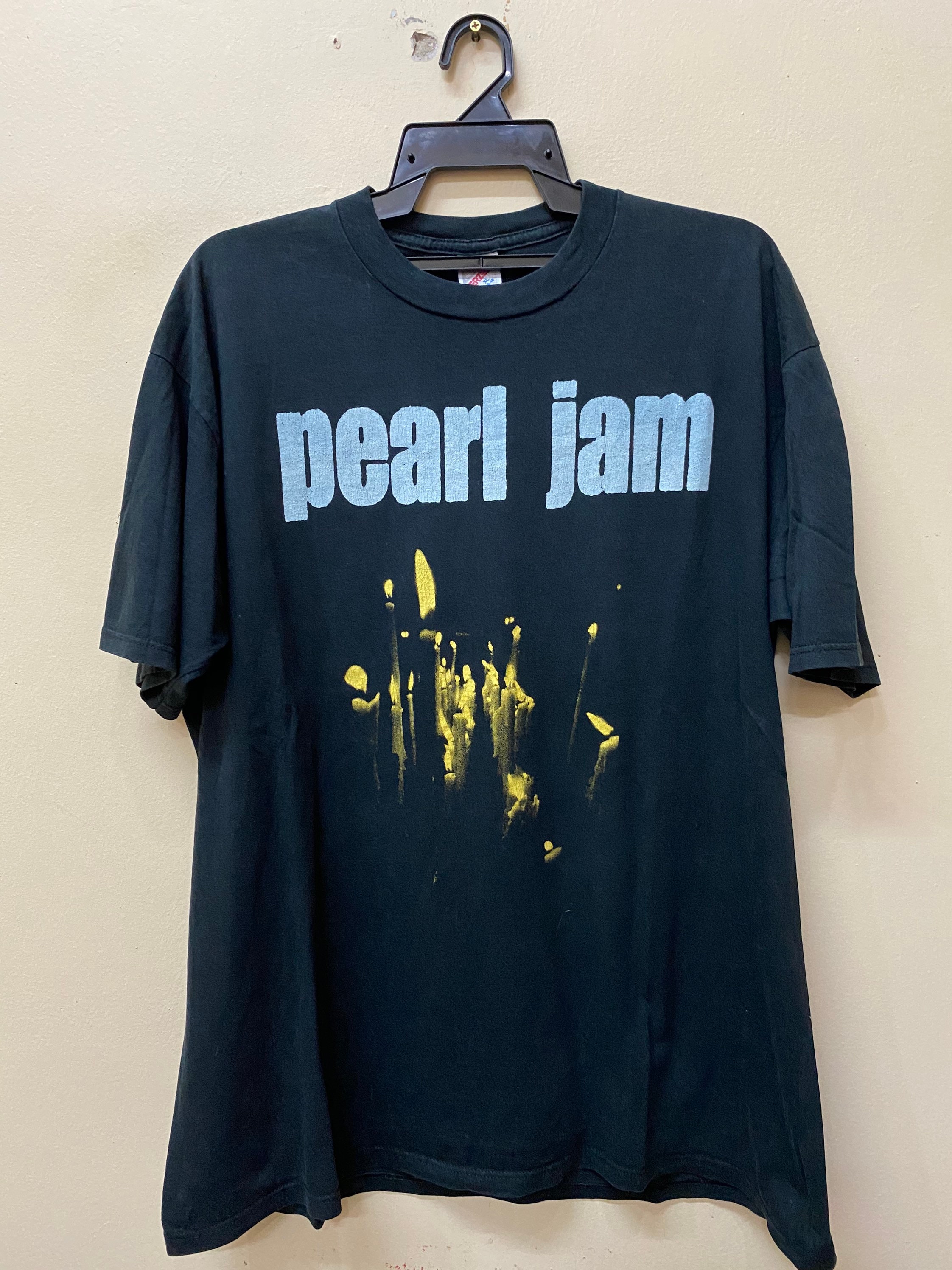 Vintage Pearl Jam Black Tour T Shirt - Etsy Vintage Pearl Jam Black Tour T Shirt - Etsy