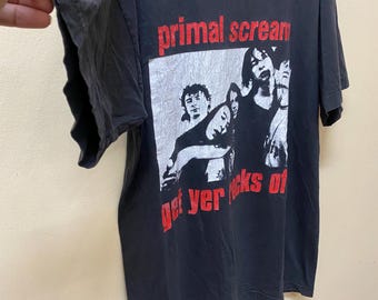 Rare Vintage Primal Scream Indie Uk Band Tee Shirt - Etsy UK